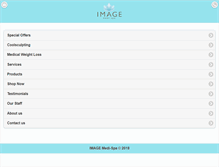 Tablet Screenshot of imagemedi-spa.com